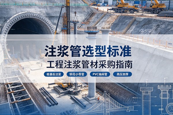改则注浆管选型标准