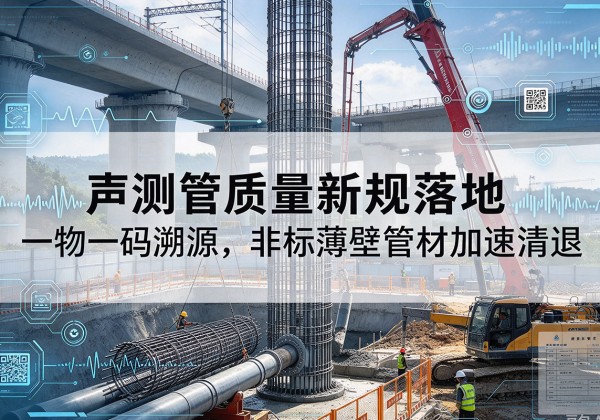 改则声测管质量新规落地，一物一码溯源，非标薄壁管材加速清退