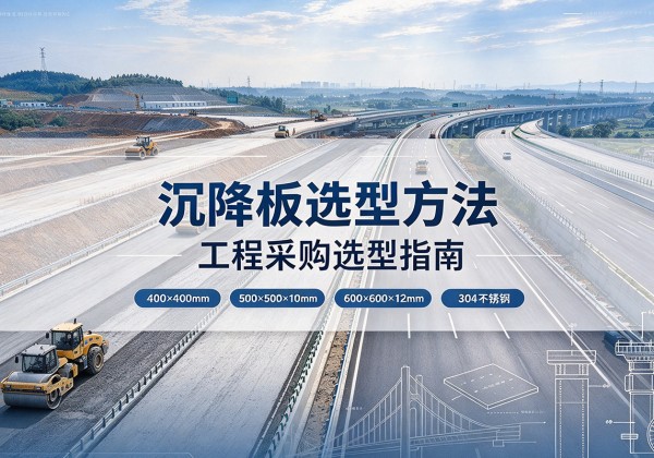 改则沉降板选择方法